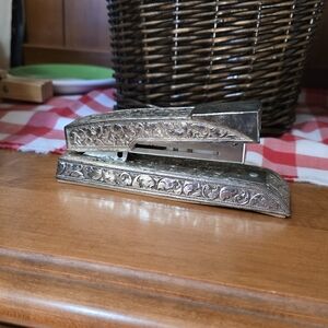 Vintage Silverplated Stapler